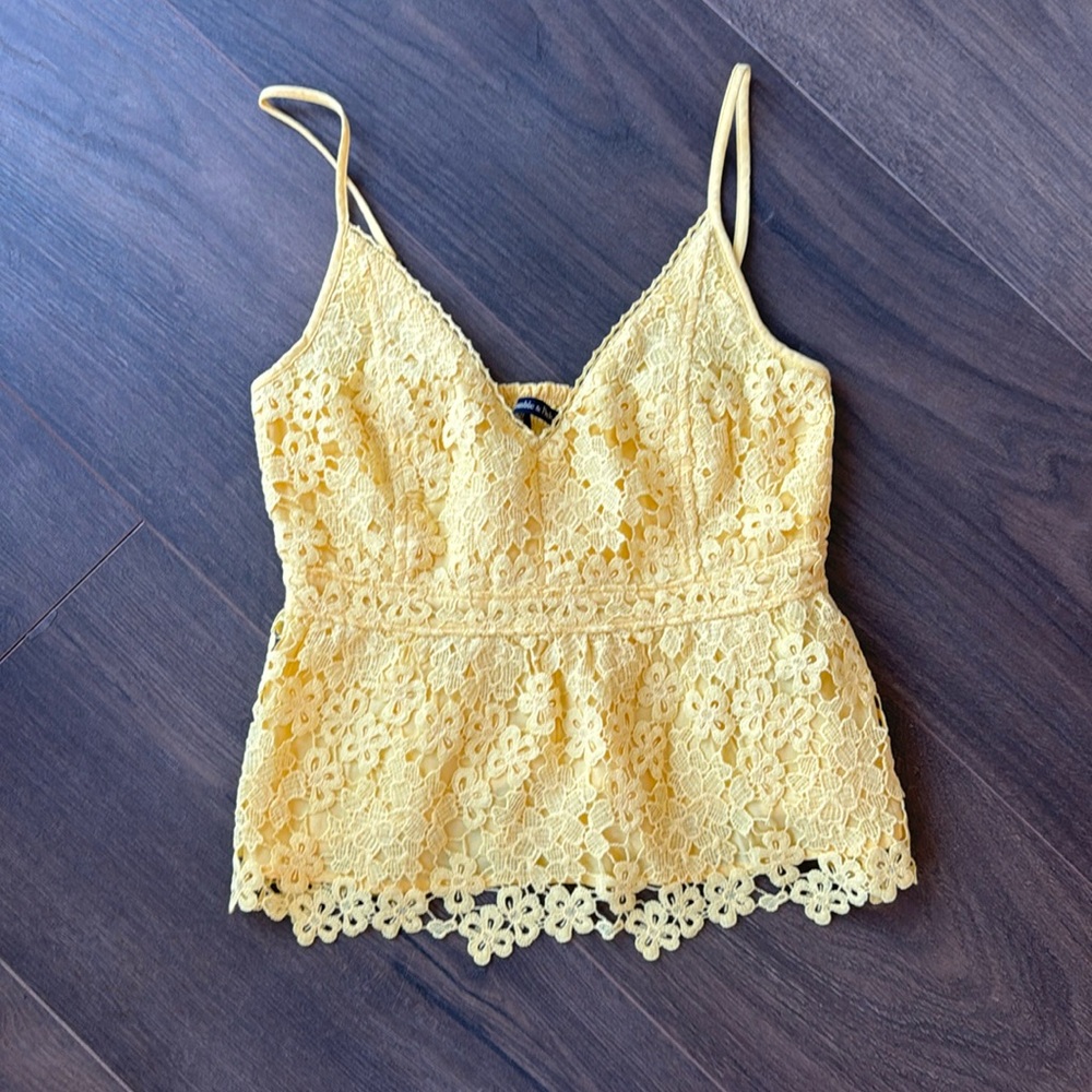 Darling Abercrombie lace tank - size m